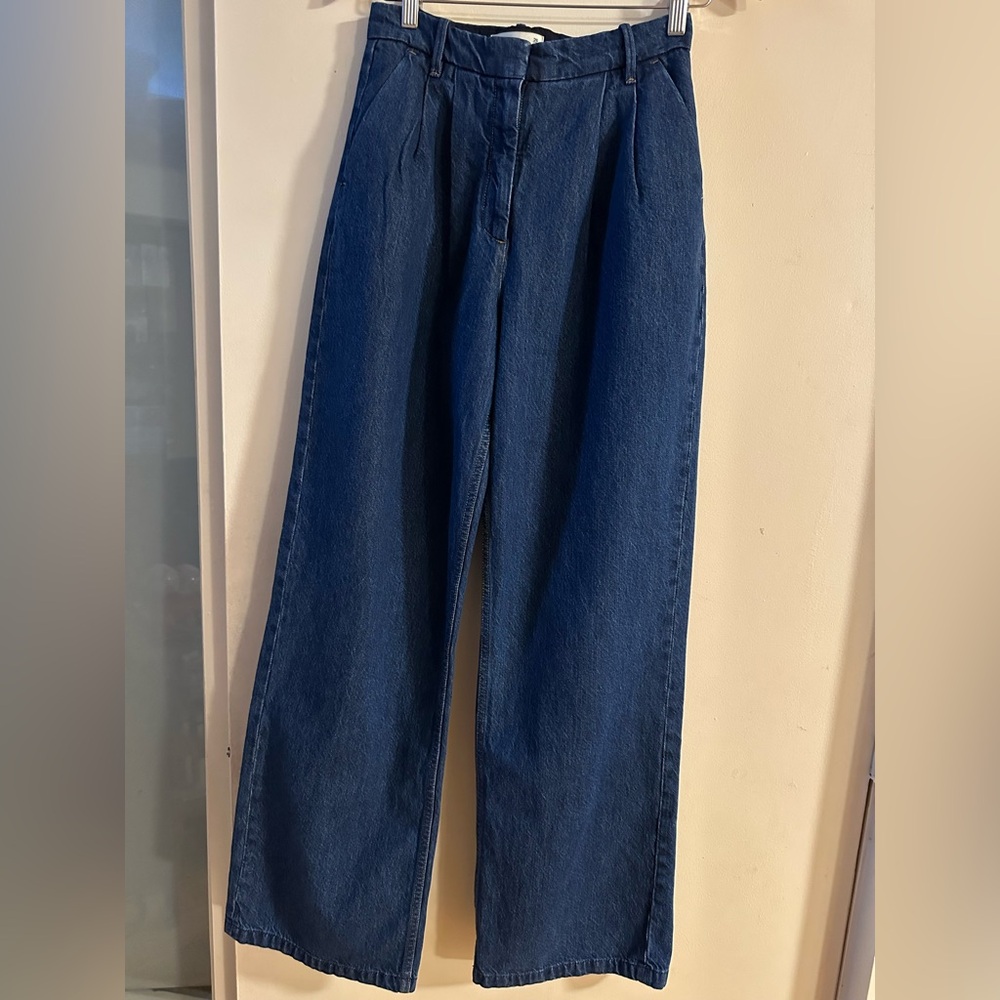 Abercrombie Curve Love Sloane Jeans Size 26 Long High Rise Straight Leg Denim